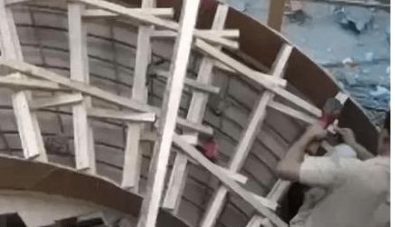 旋转楼梯支模方法 建筑木工留存 精品施工